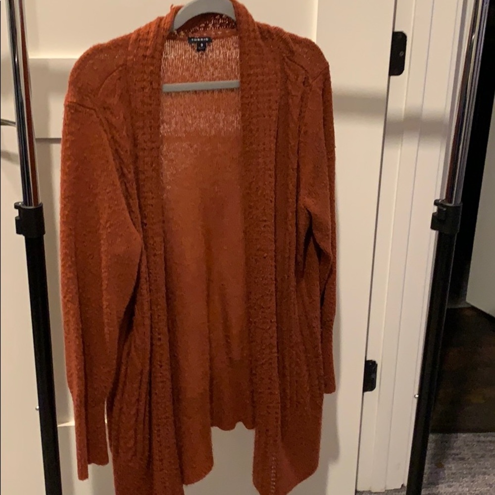 Long cardigan sweater